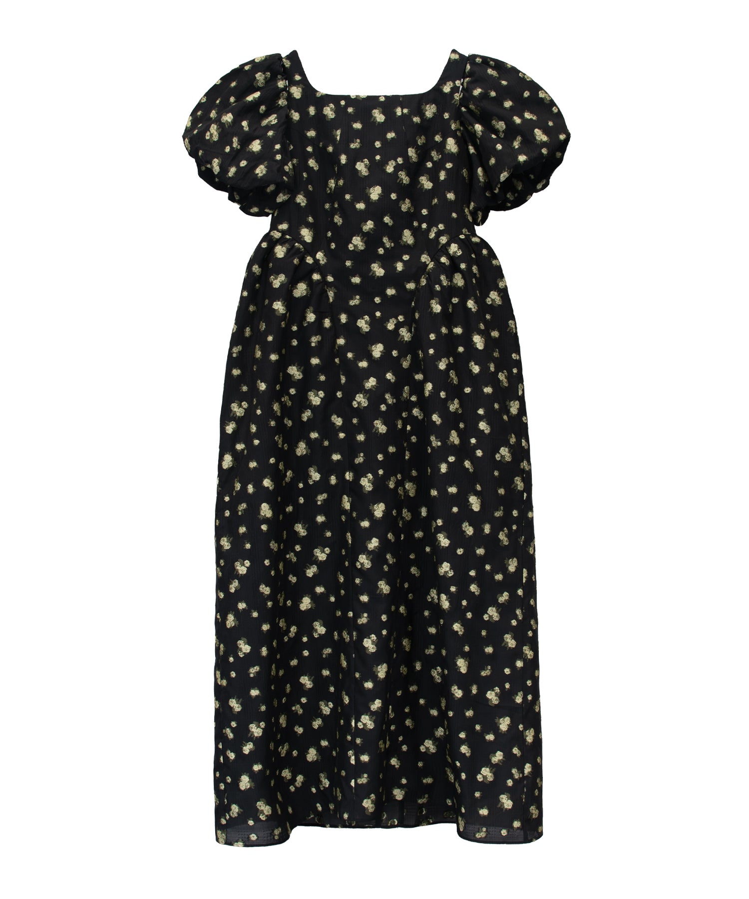 FLOWER JACQUARD FORME DRESS
