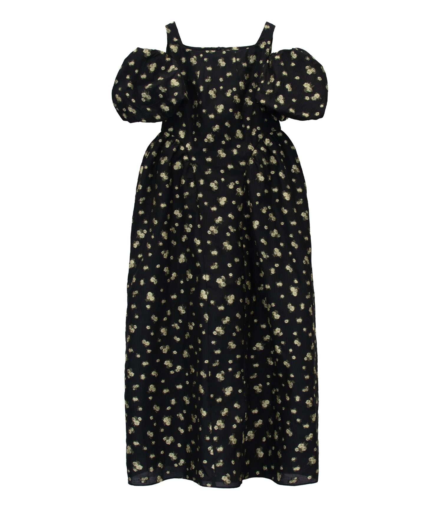 FLOWER JACQUARD FORME DRESS
