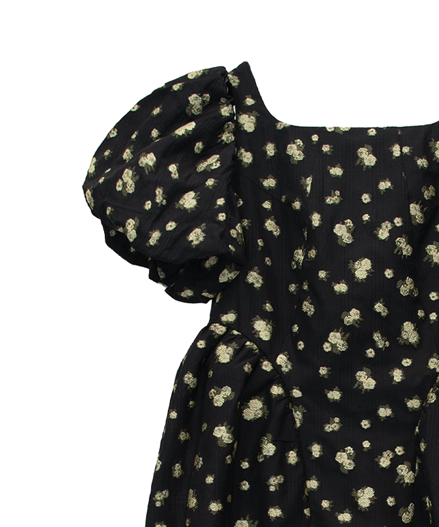 FLOWER JACQUARD FORME DRESS