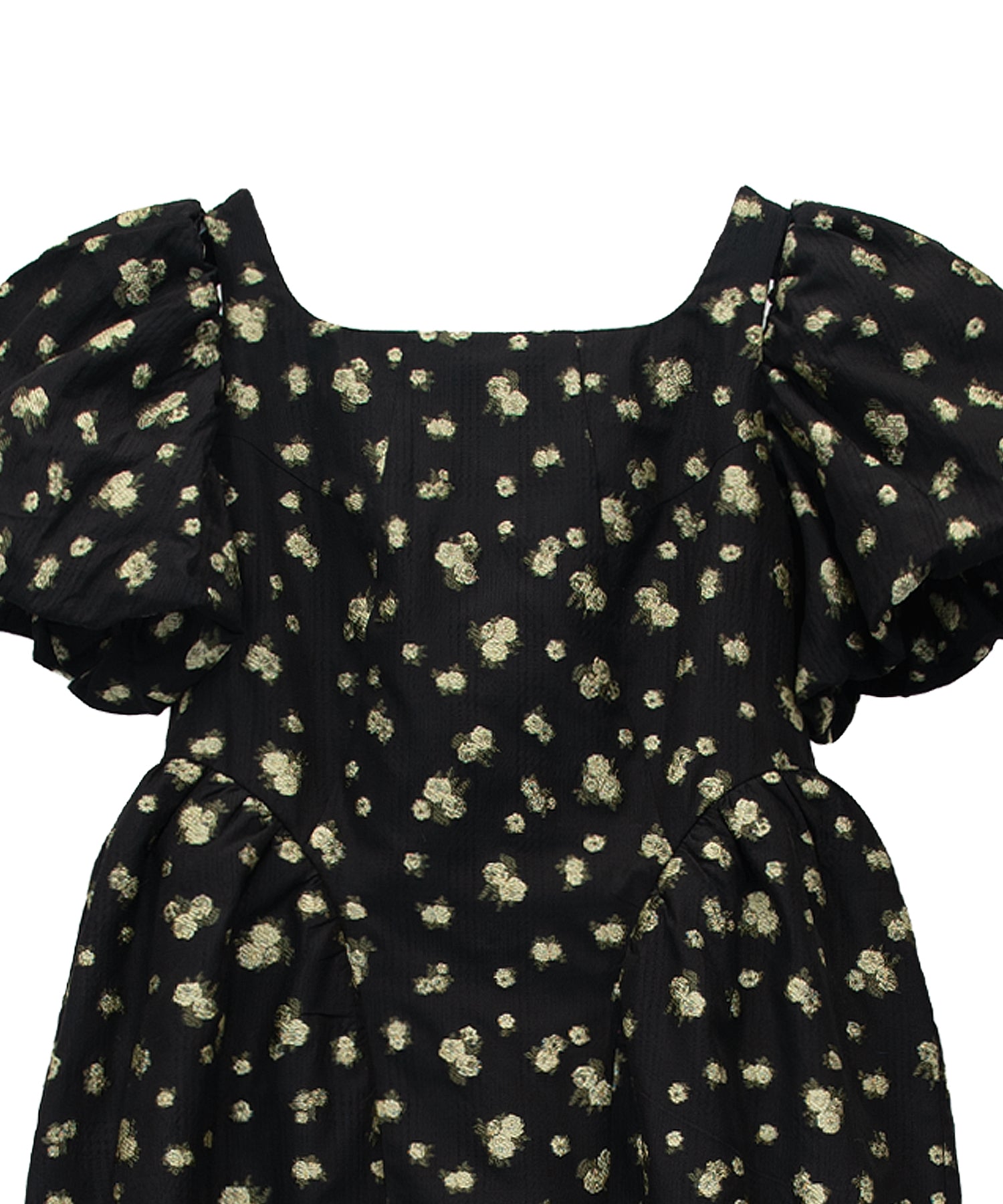FLOWER JACQUARD FORME DRESS