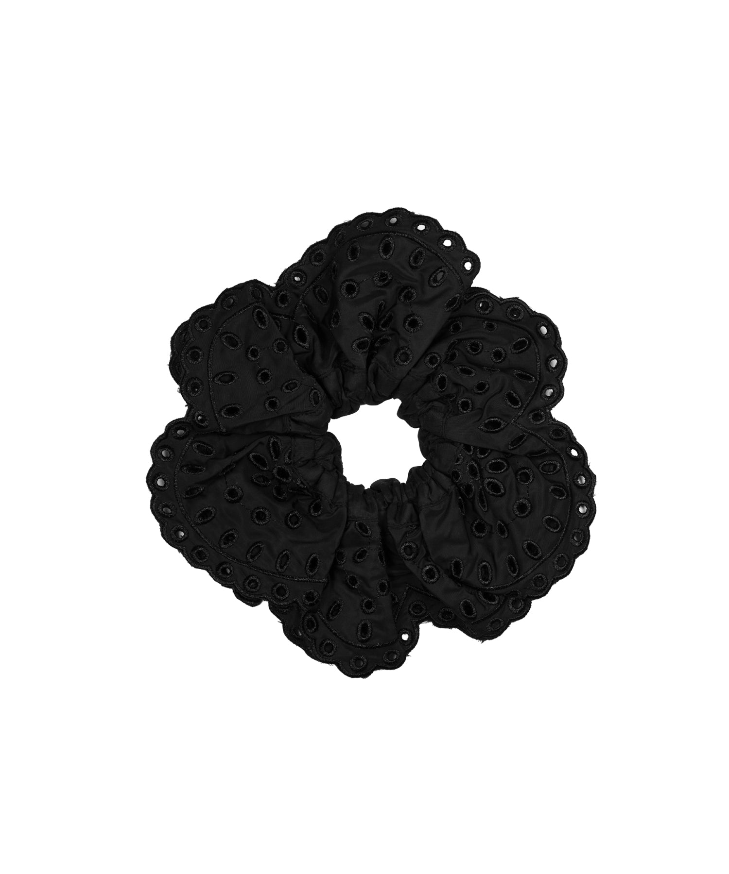 CUTWORK FRILL DRESS