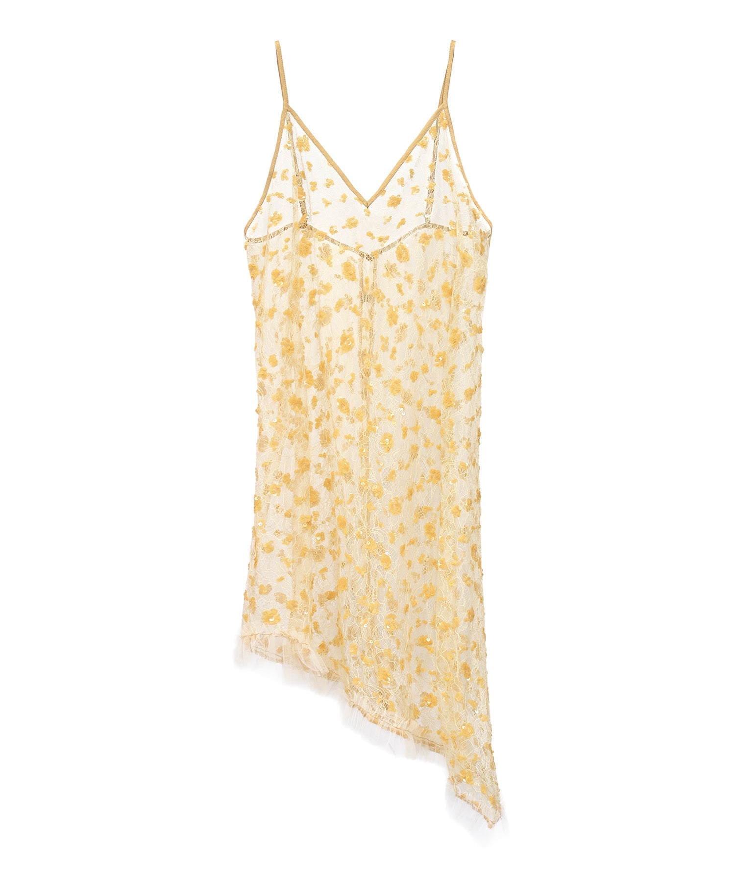 【POPUP】FLOWER SPANGLE CAMI DRESS