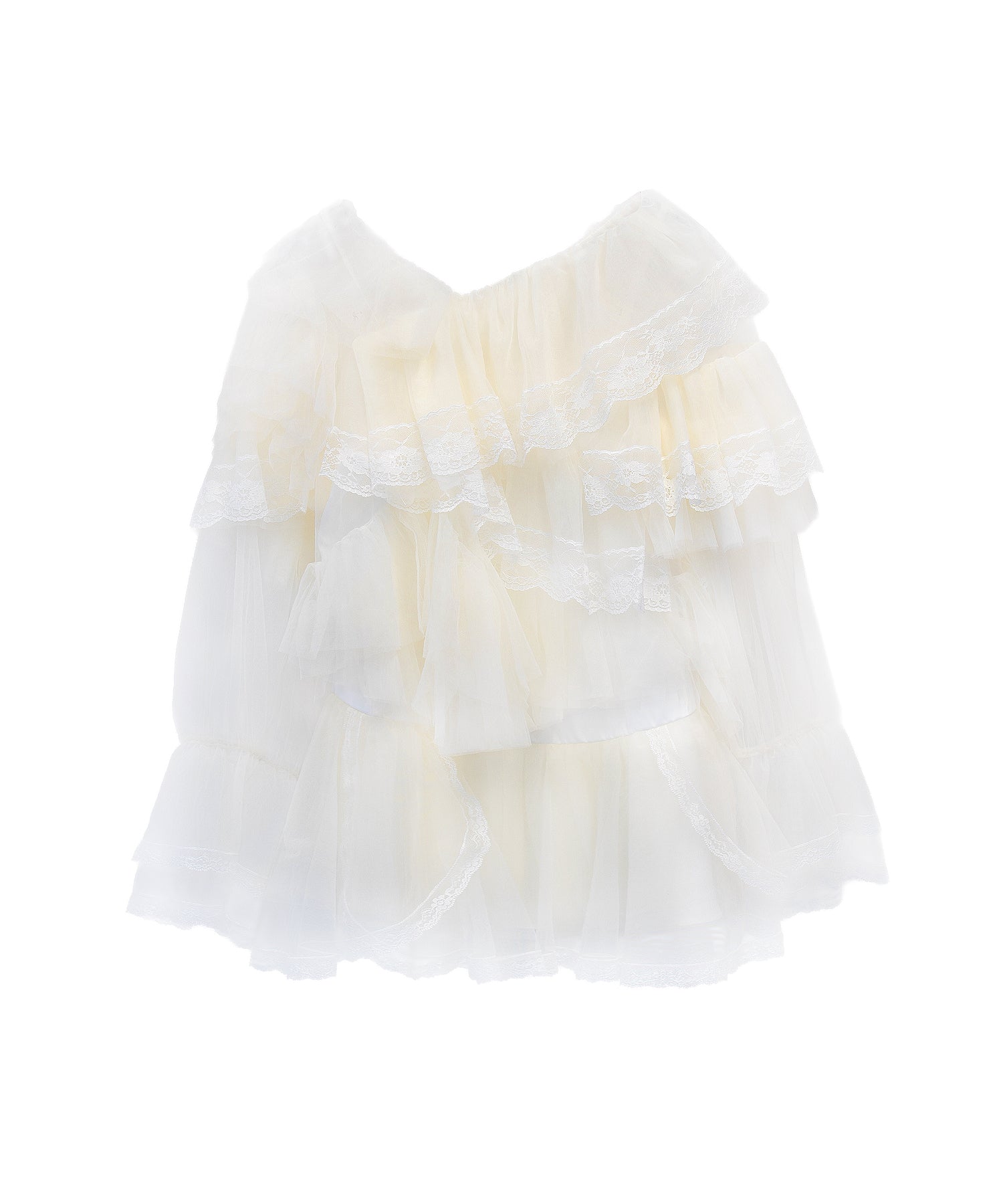 RUFFLE TULLE TOPS & MINI DRESS