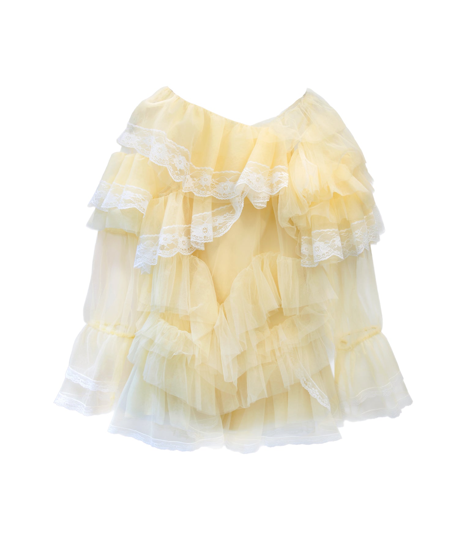 RUFFLE TULLE TOPS & MINI DRESS