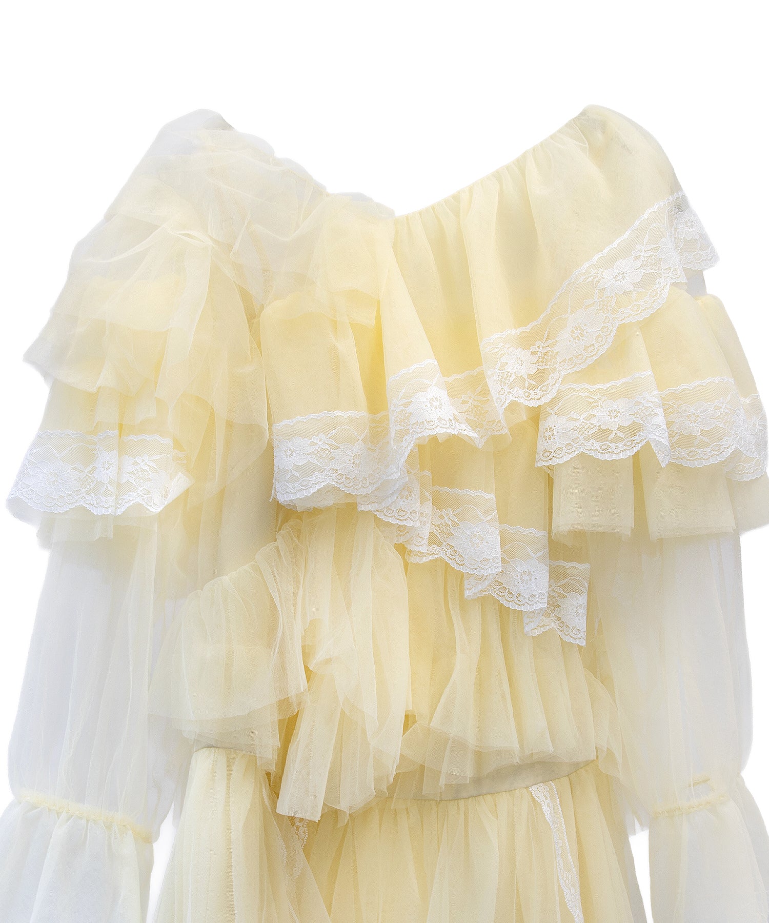 RUFFLE TULLE TOPS & MINI DRESS