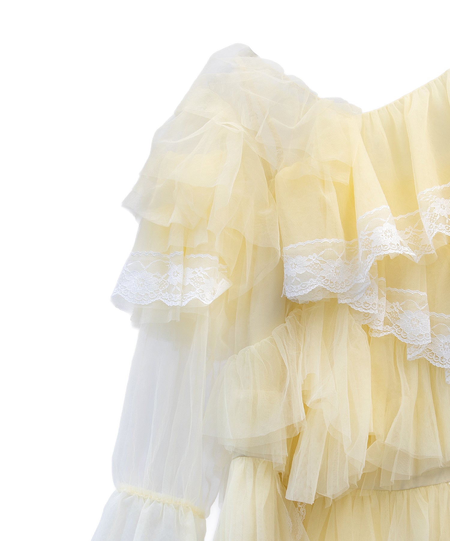RUFFLE TULLE TOPS & MINI DRESS