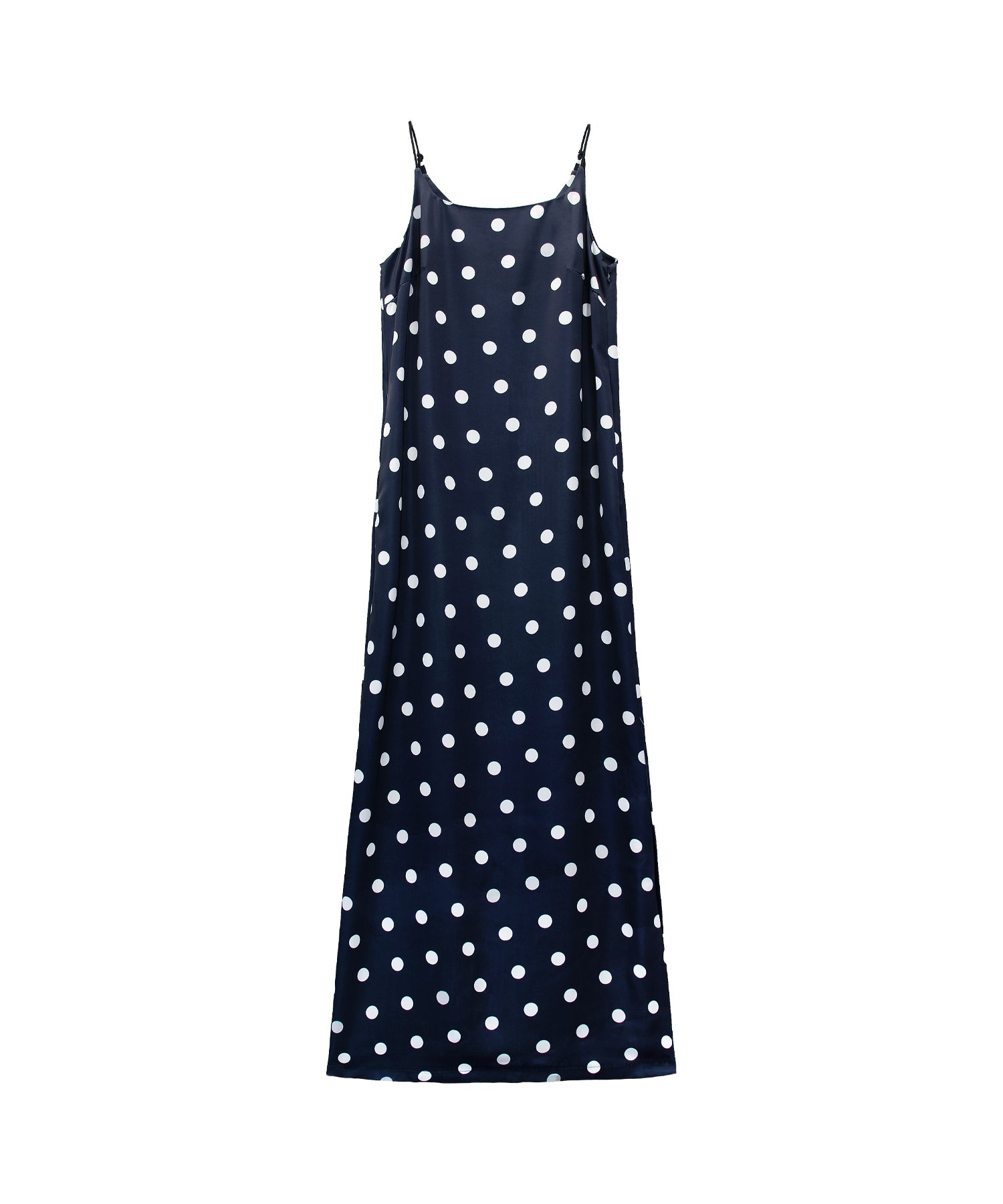 MINIMAL DOT SATIN DRESS