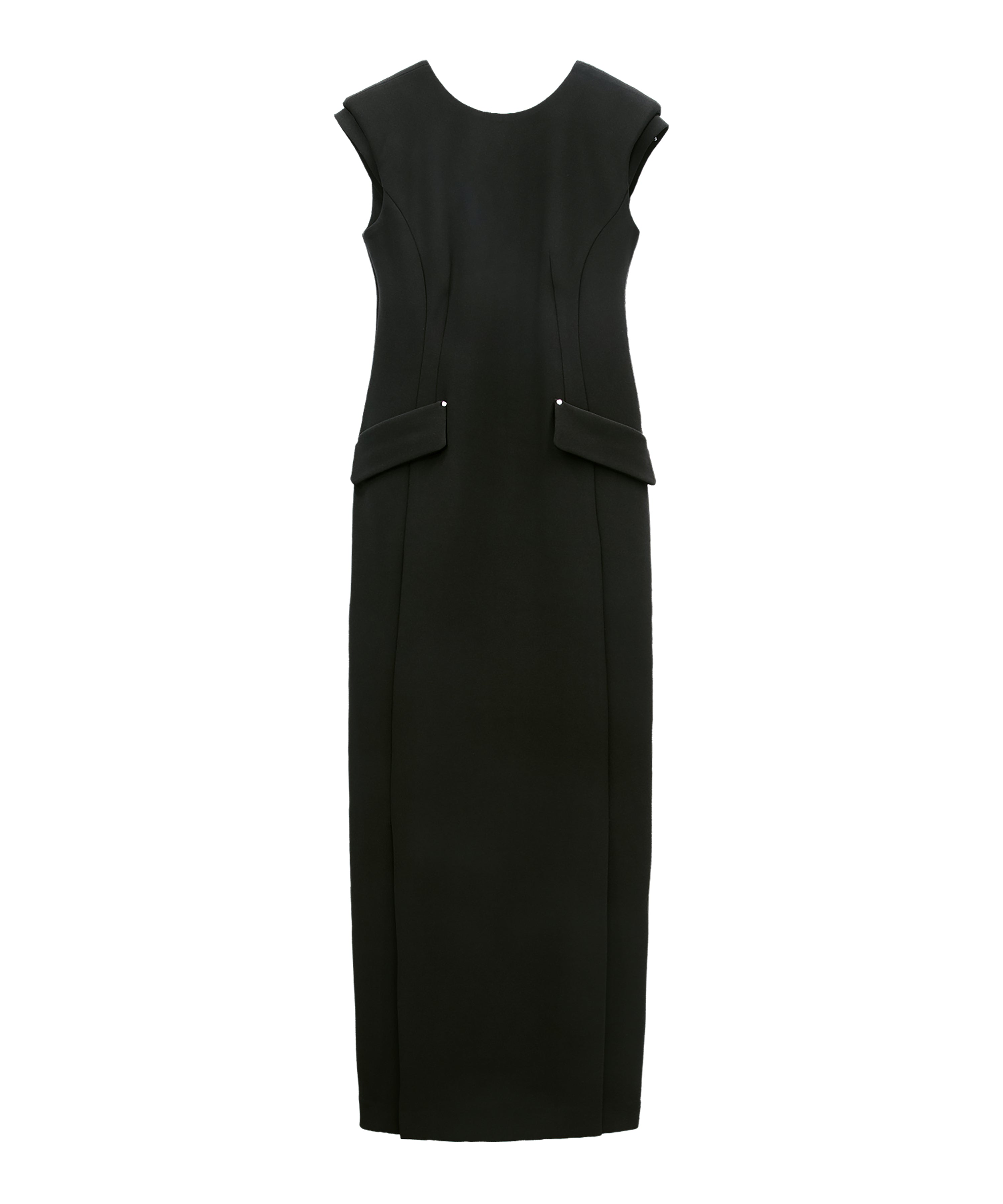 BACK OPEN FORM DRESS