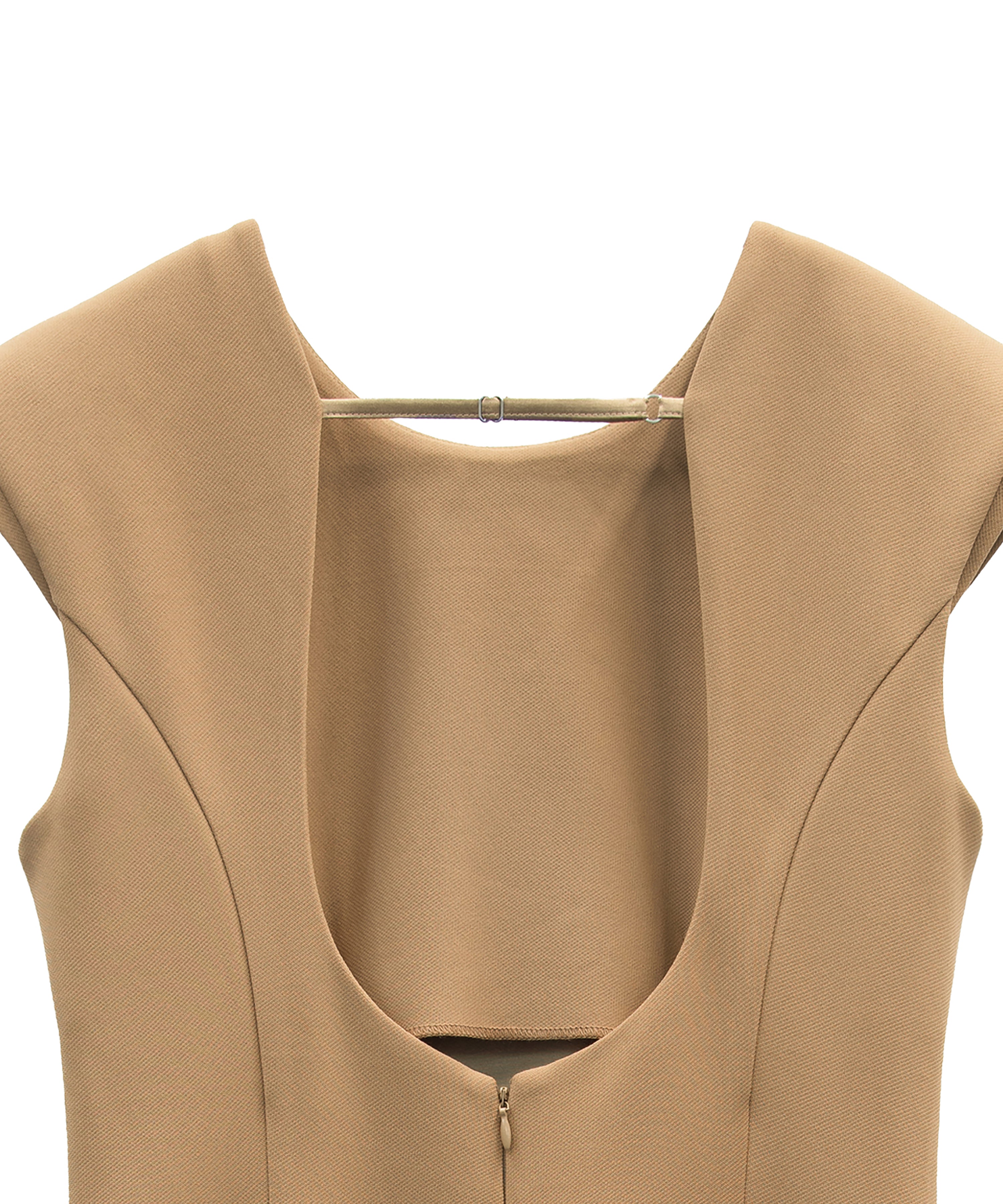 BACK OPEN FORM DRESS