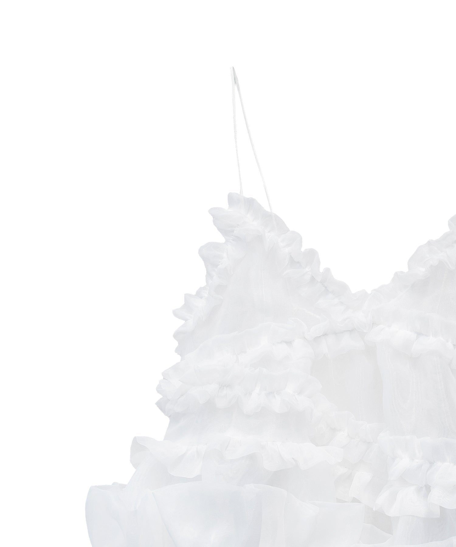 【POPUP】ORGANZA FRILL BALLOON CAMI