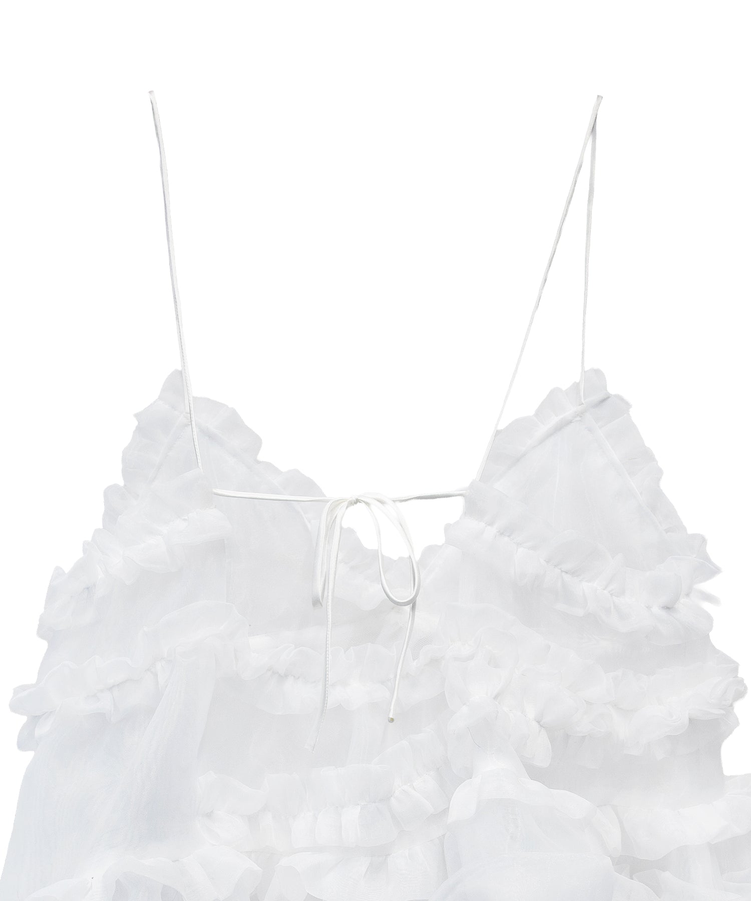【POPUP】ORGANZA FRILL BALLOON CAMI