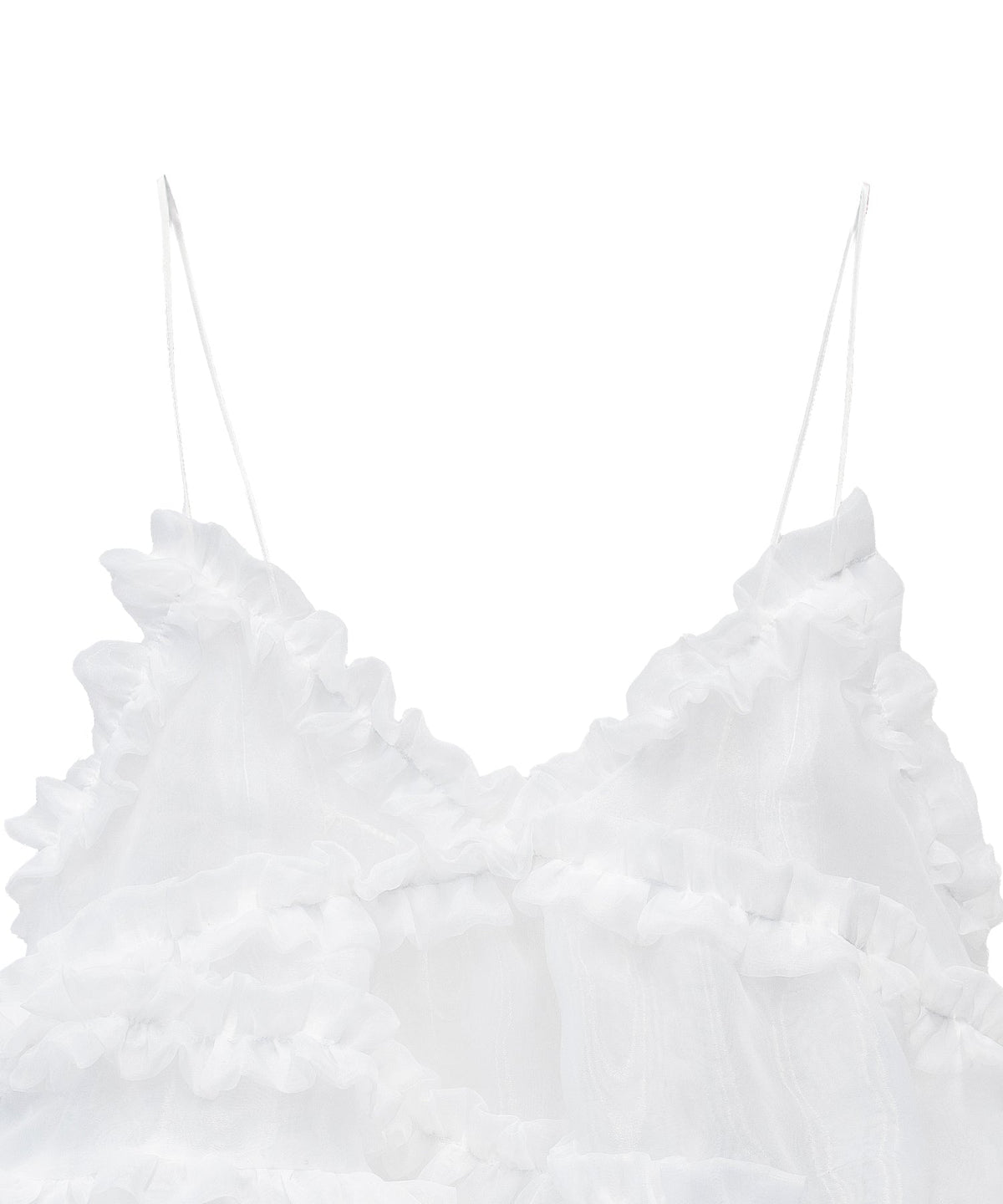 【POPUP】ORGANZA FRILL BALLOON CAMI