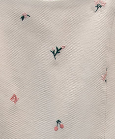 SIGNATURE EMBROIDERY ALL IN ONE アイボリー 素材アップ物撮り画像
