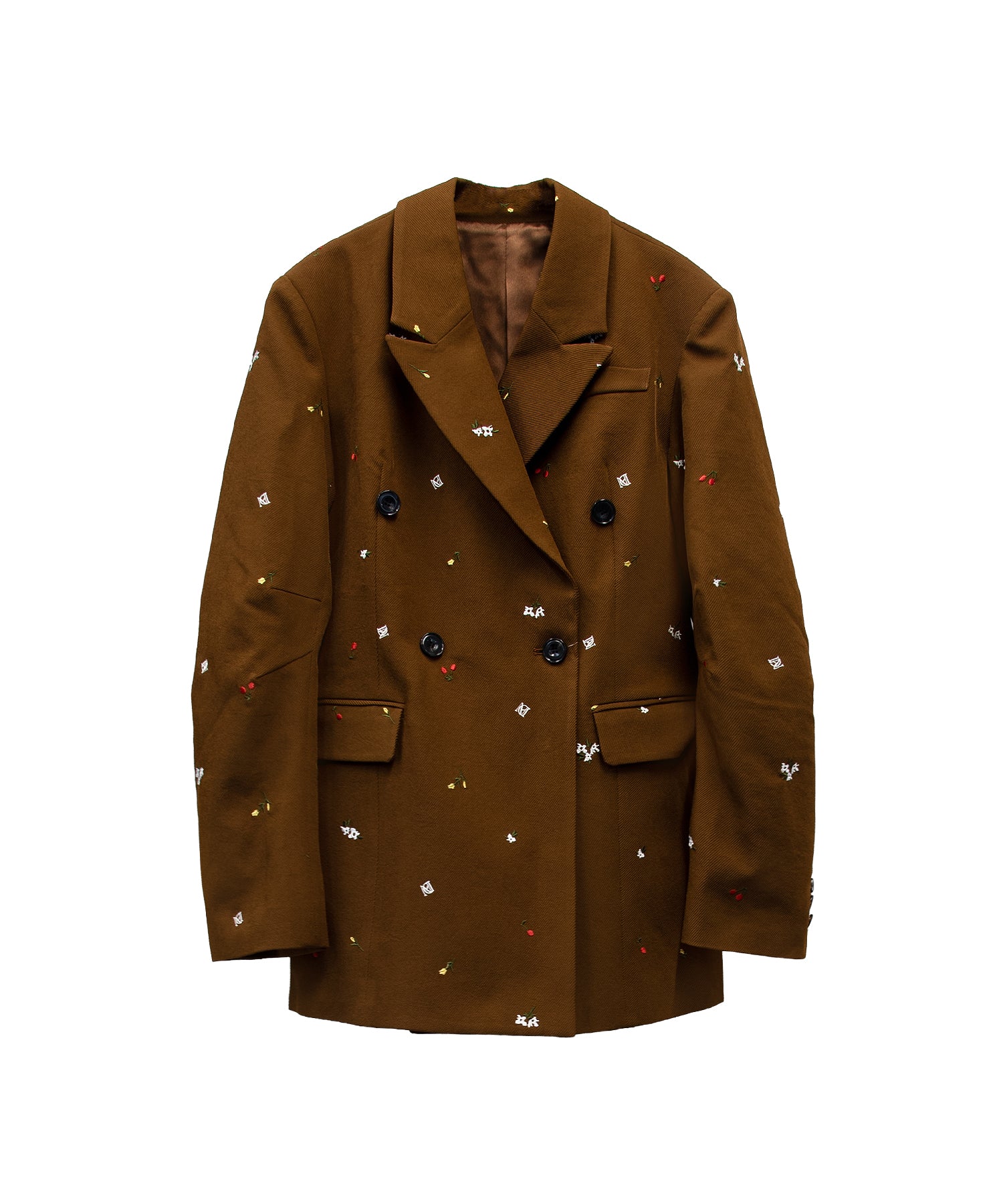 SIGNATURE JACKET ブラウン 正面物撮り画像