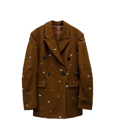 SIGNATURE JACKET ブラウン 正面物撮り画像