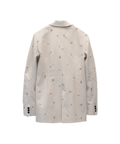 SIGNATURE JACKET アイボリー 後ろ物撮り画像