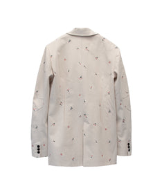 SIGNATURE JACKET アイボリー 後ろ物撮り画像