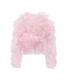 COUTURE FRILL TOPS ピンク 正面 物撮り画像