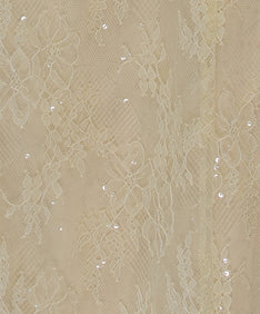 TULLE SPARKLE DRESS イエロー 素材アップ物撮り画像