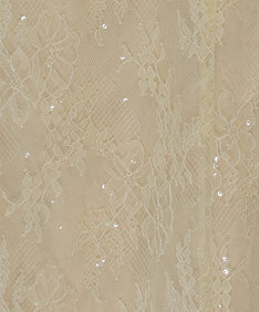 TULLE SPARKLE DRESS イエロー 素材アップ物撮り画像