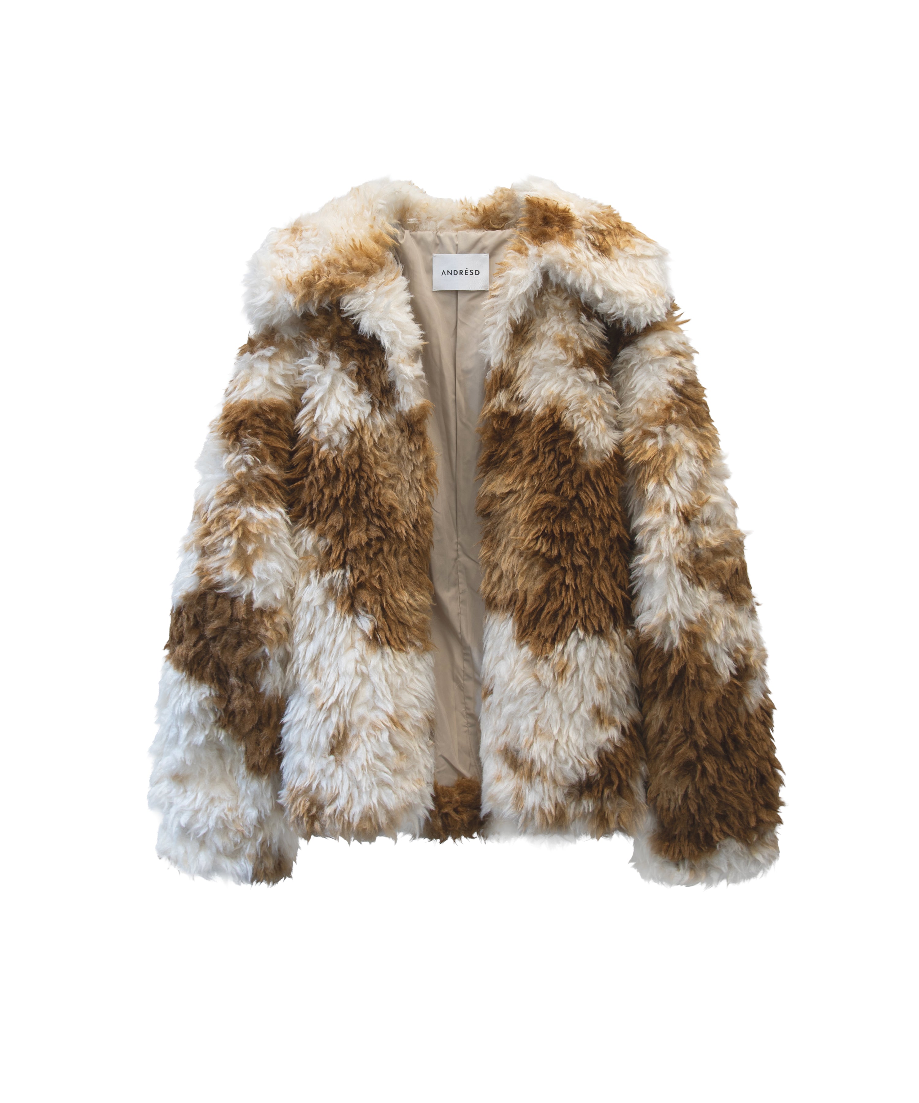 PERRO FUR COAT カラメロ 正面全身開き物撮り画像