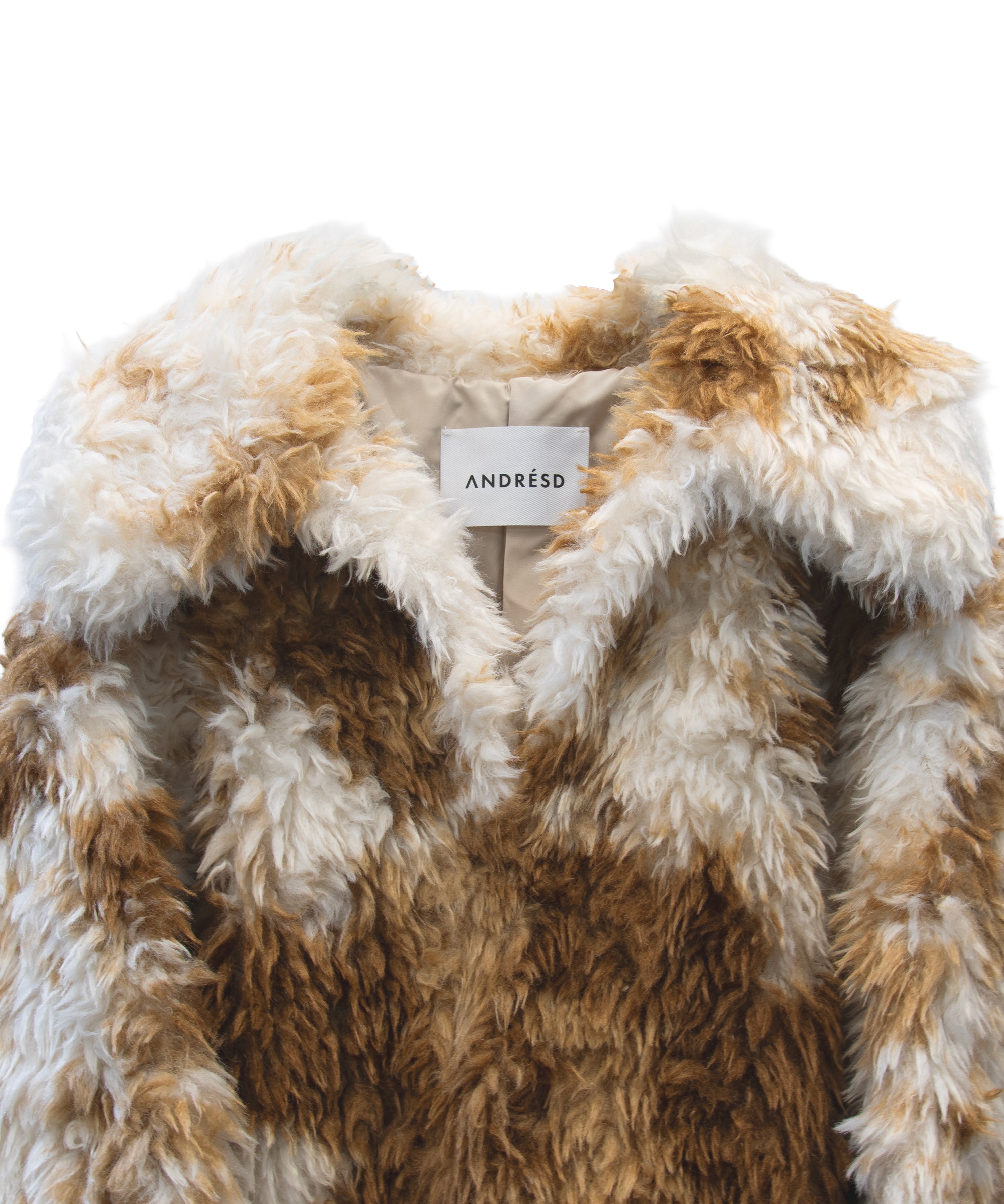 PERRO FUR COAT カラメロ 正面アップ物撮り画像