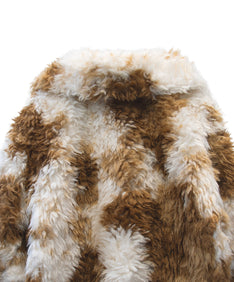 PERRO FUR COAT カラメロ 背面アップ物撮り画像