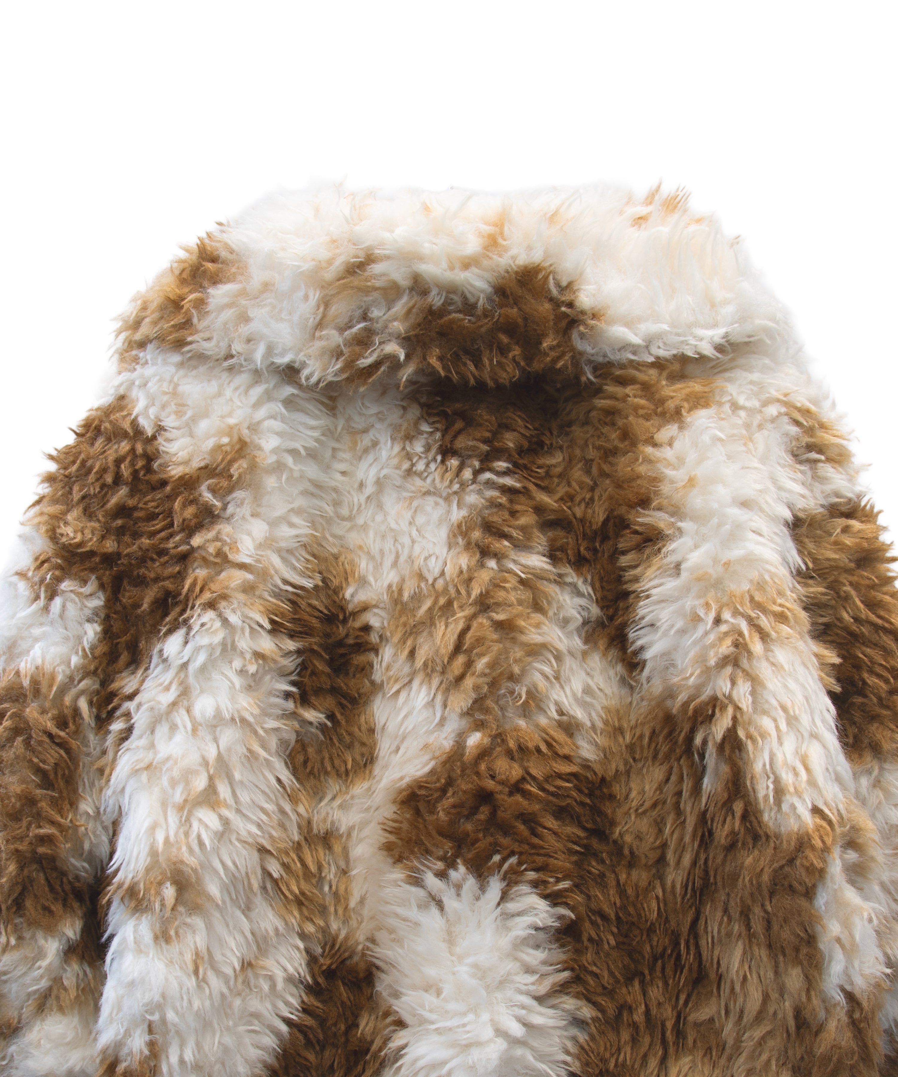 PERRO FUR COAT カラメロ 背面アップ物撮り画像