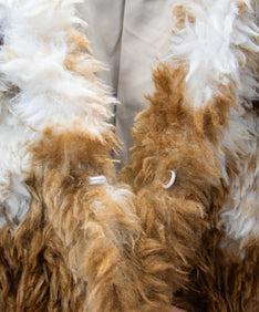PERRO FUR COAT カラメロ 正面留め具物撮り画像