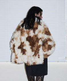 PERRO FUR COAT カラメロ 後ろアップ