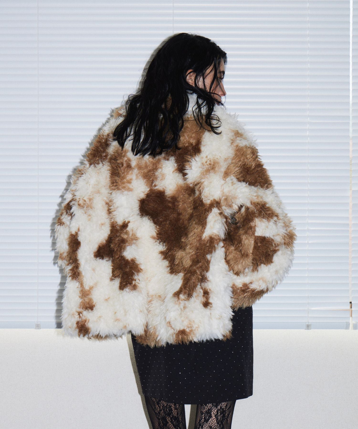 PERRO FUR COAT カラメロ 後ろアップ