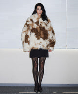 PERRO FUR COAT カラメロ 正面全身