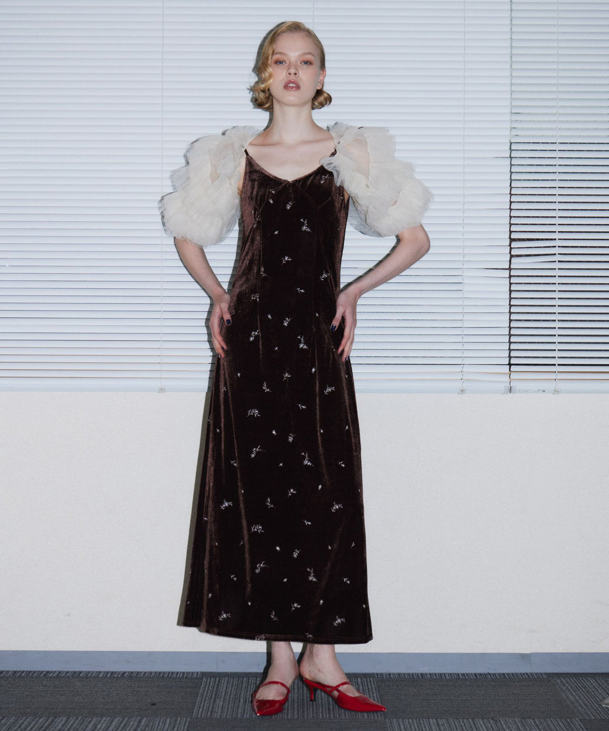 MIXING FRILLS BOLERO