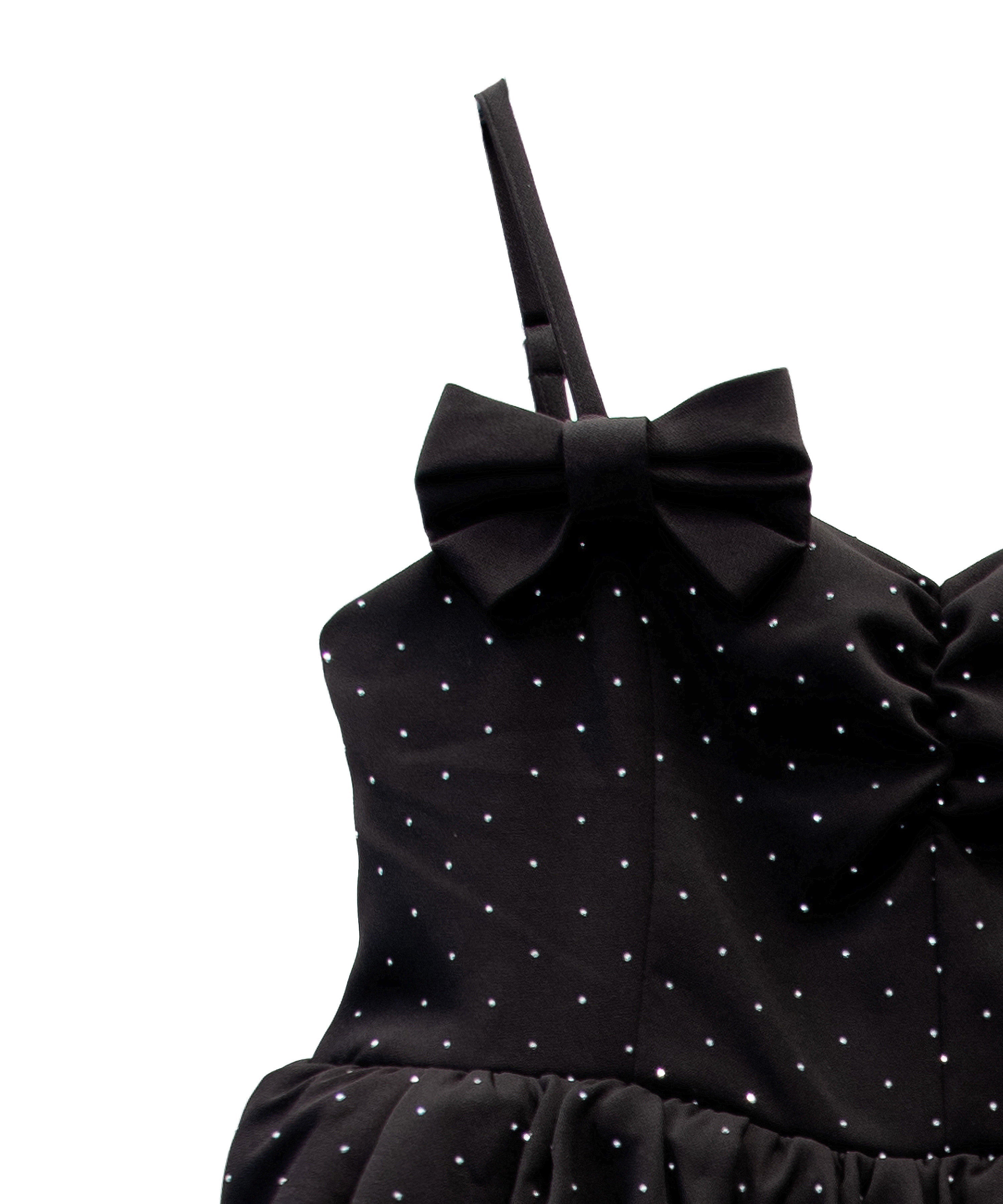 GLINT RIBBON LONG DRESS