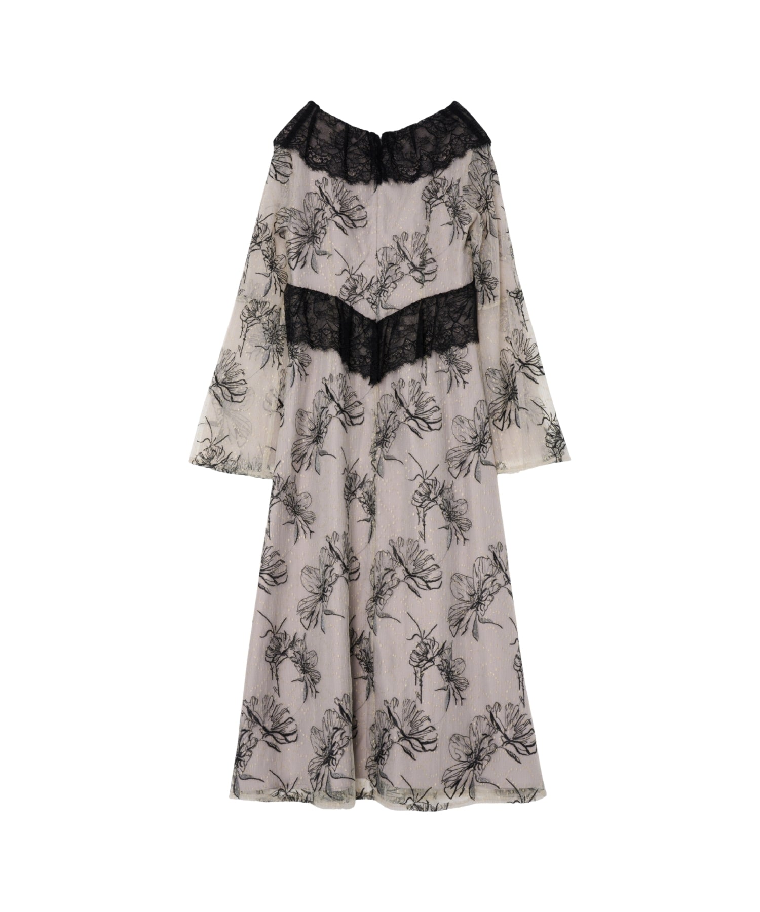 CROSS LACE FLOWER DRESS