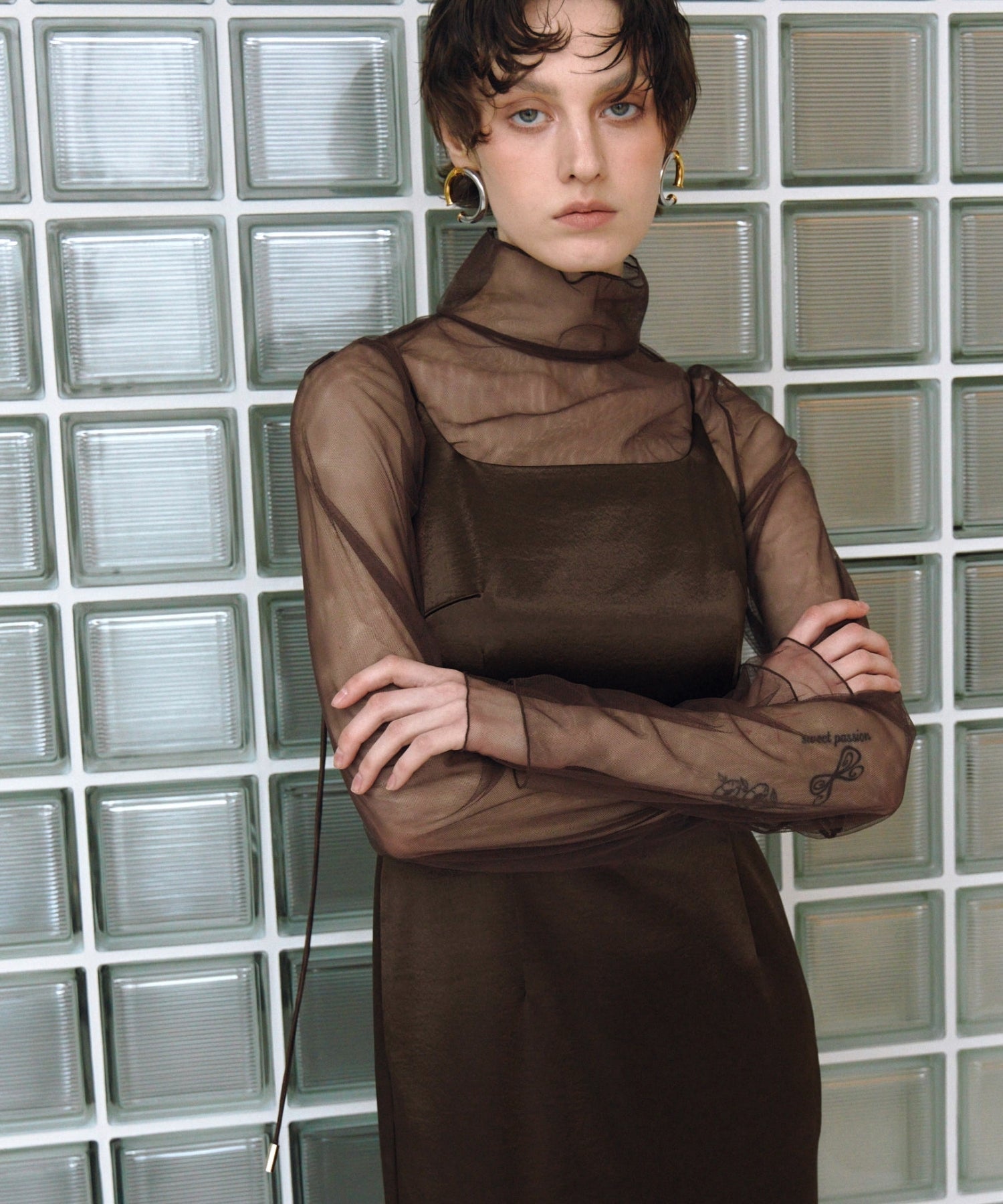 【POPUP】TULLE LAYERED TOPS