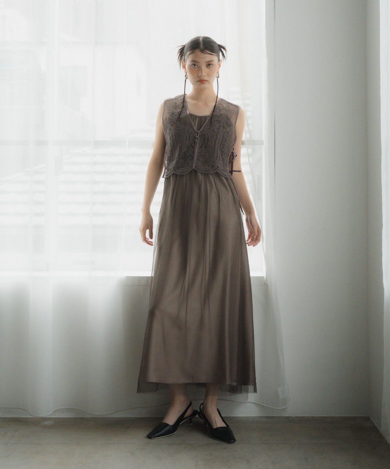 TULLE LAYERED DRESS