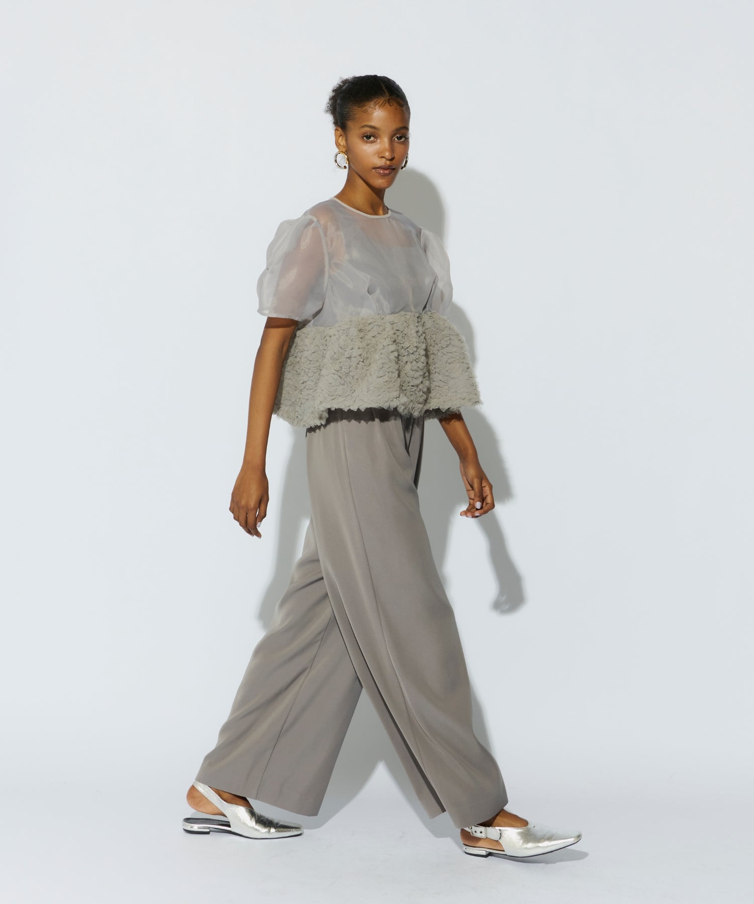 SWELL PEPLUM SET UP PANTS DRESS