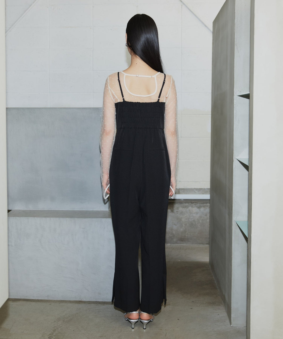 【POPUP】DOT SHEER TOPS