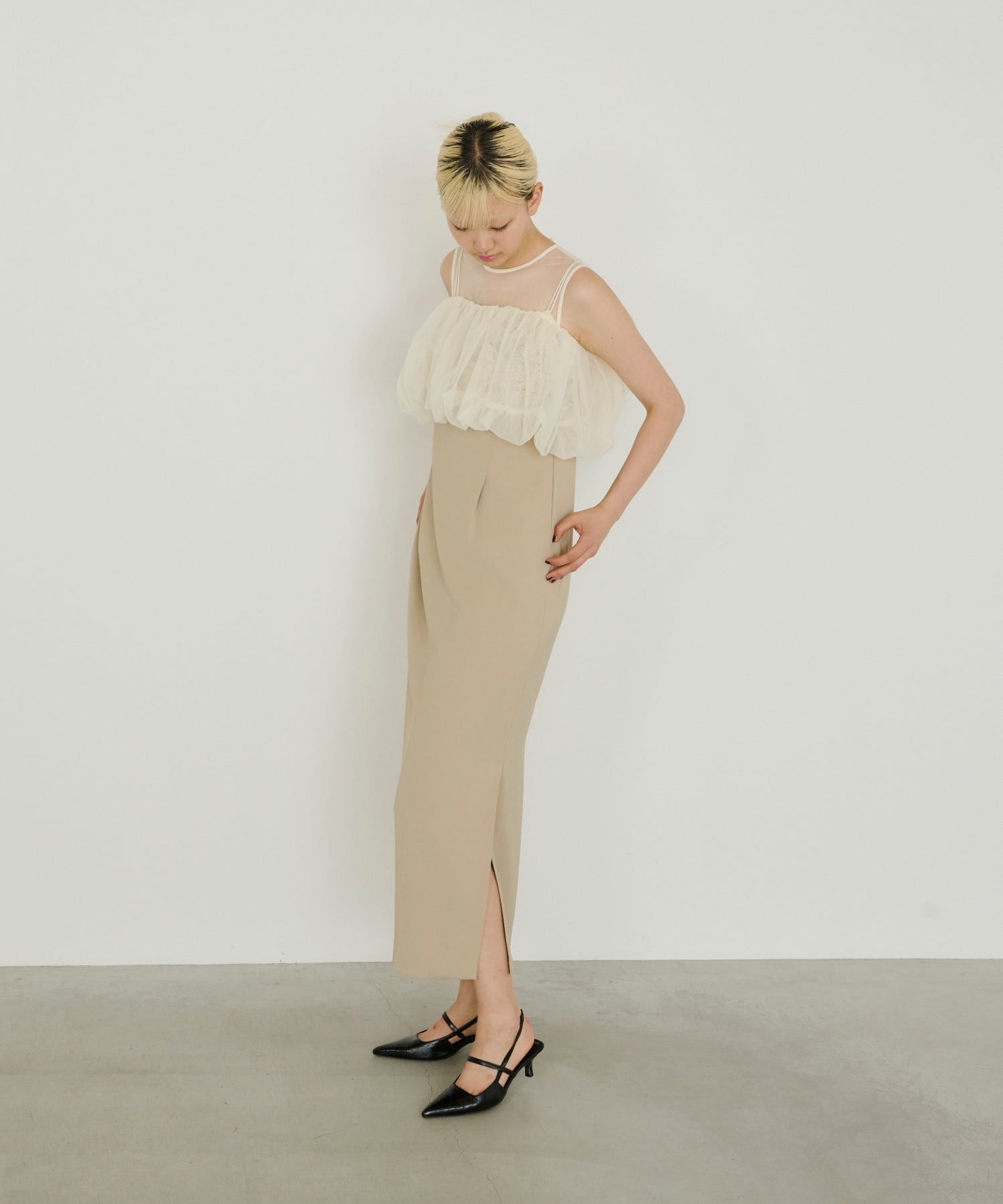 BALLOON FORM SET DRESS