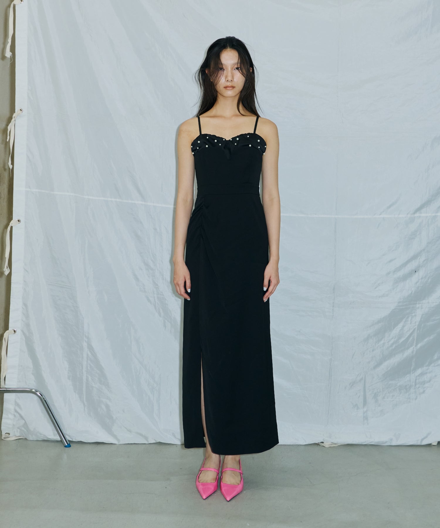 DROPPED PEARL DRESS