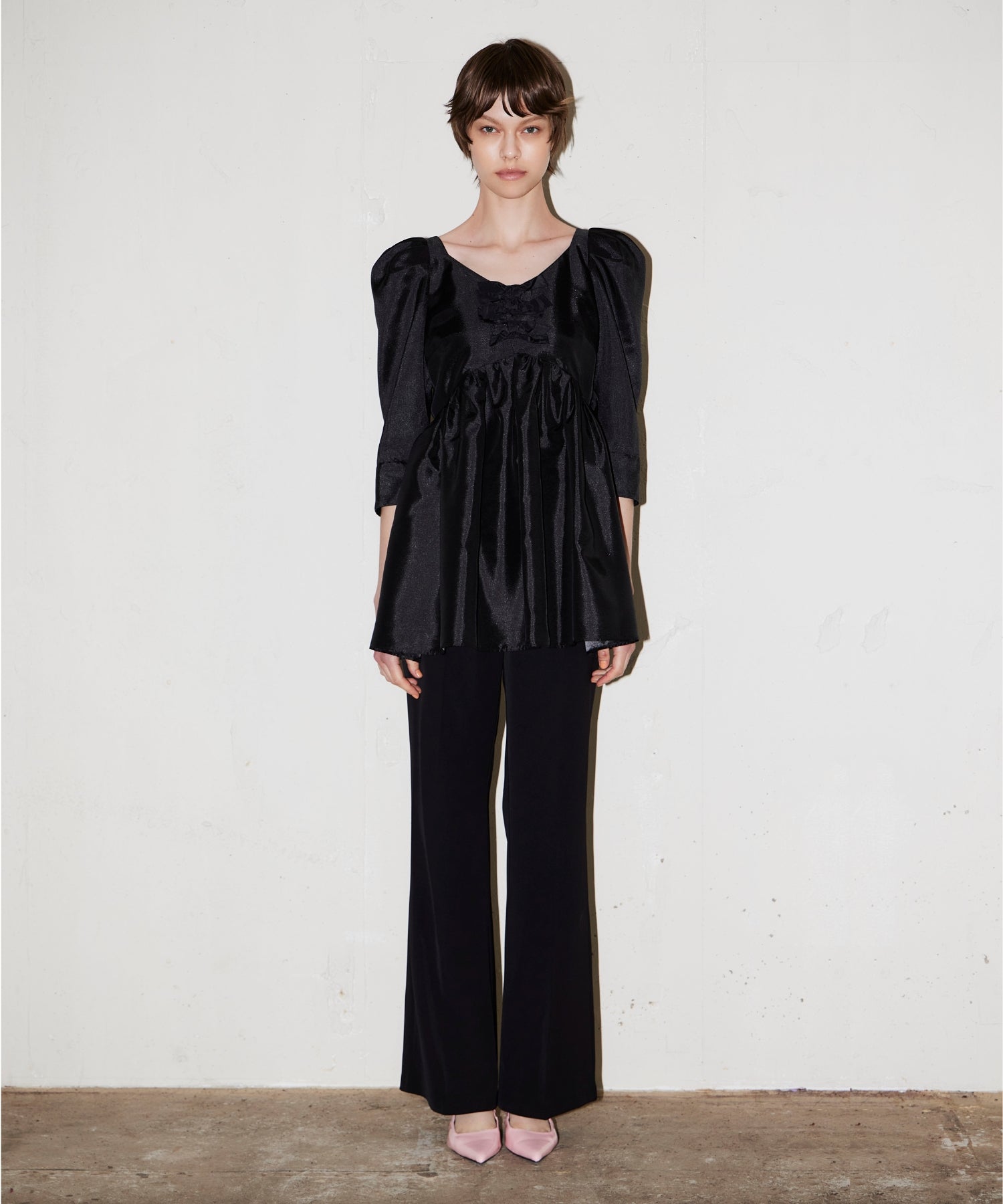 EDGE RIBBON SETUP DRESS