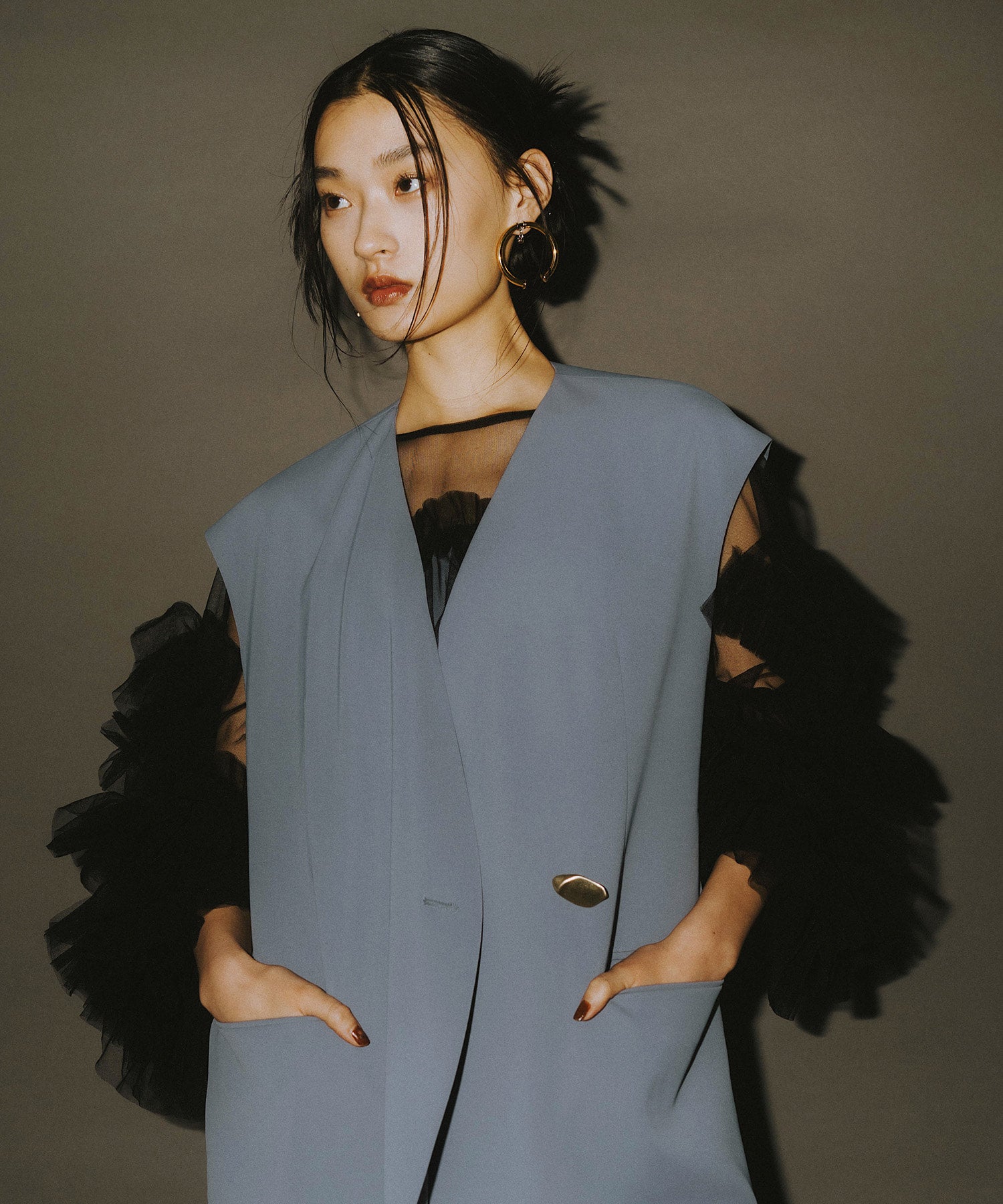 DECORATIVE TULLE TOPS