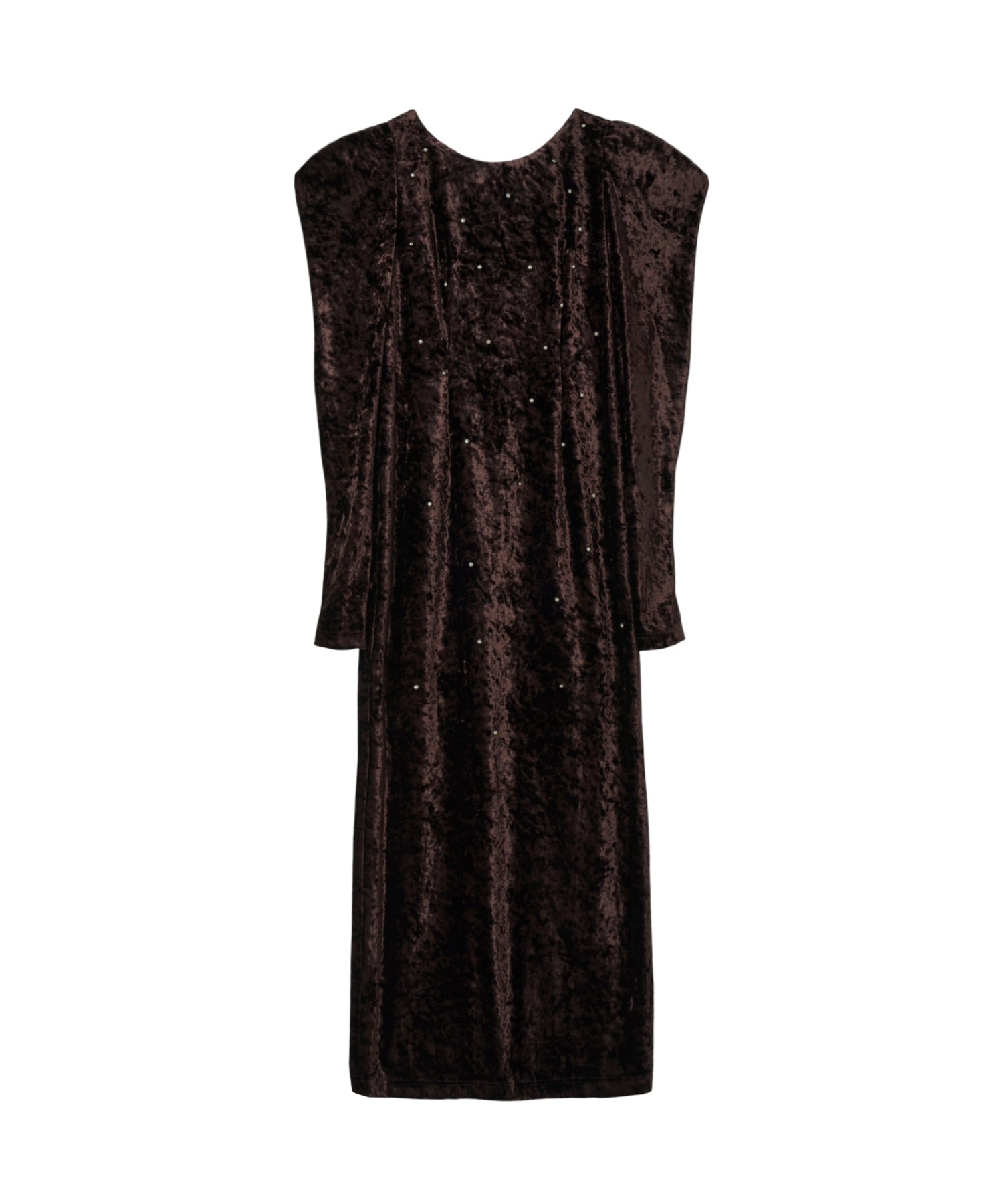 PEARL GLOW VELOUR DRESS
