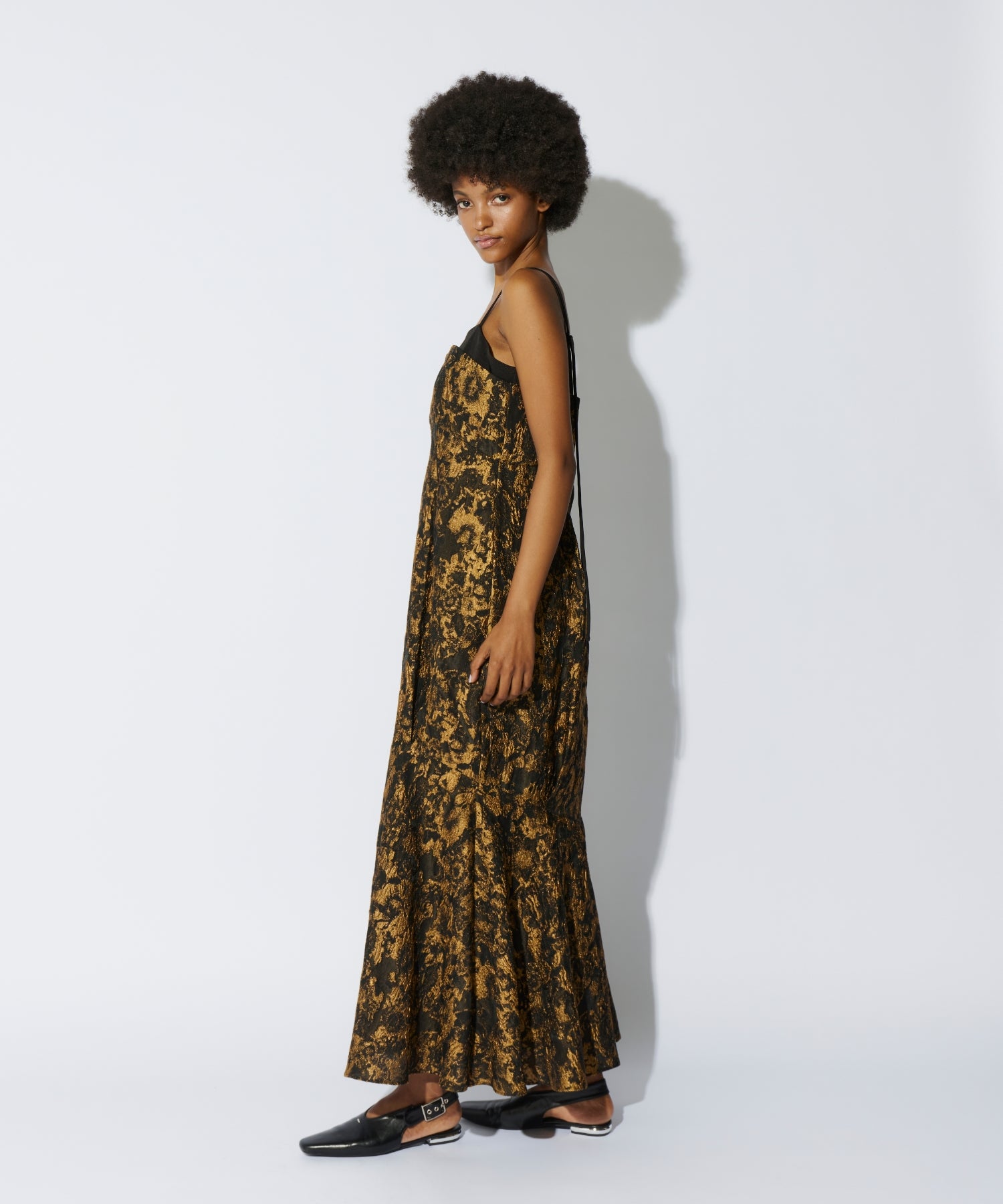 JACQUARD ZIPPER DRESS