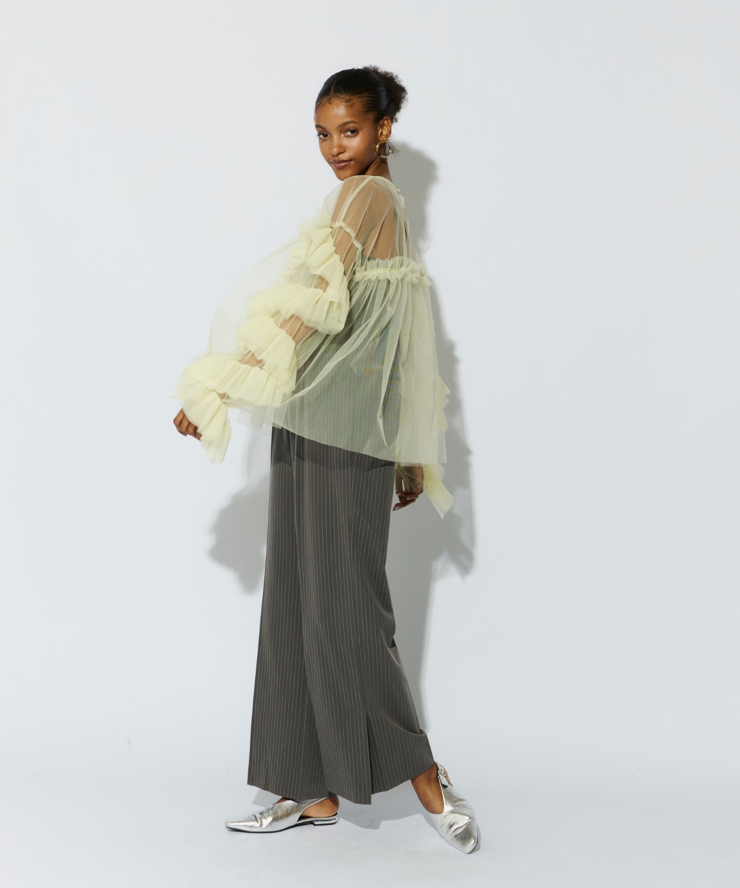PINSTRIPE ALL IN ONE DRESS