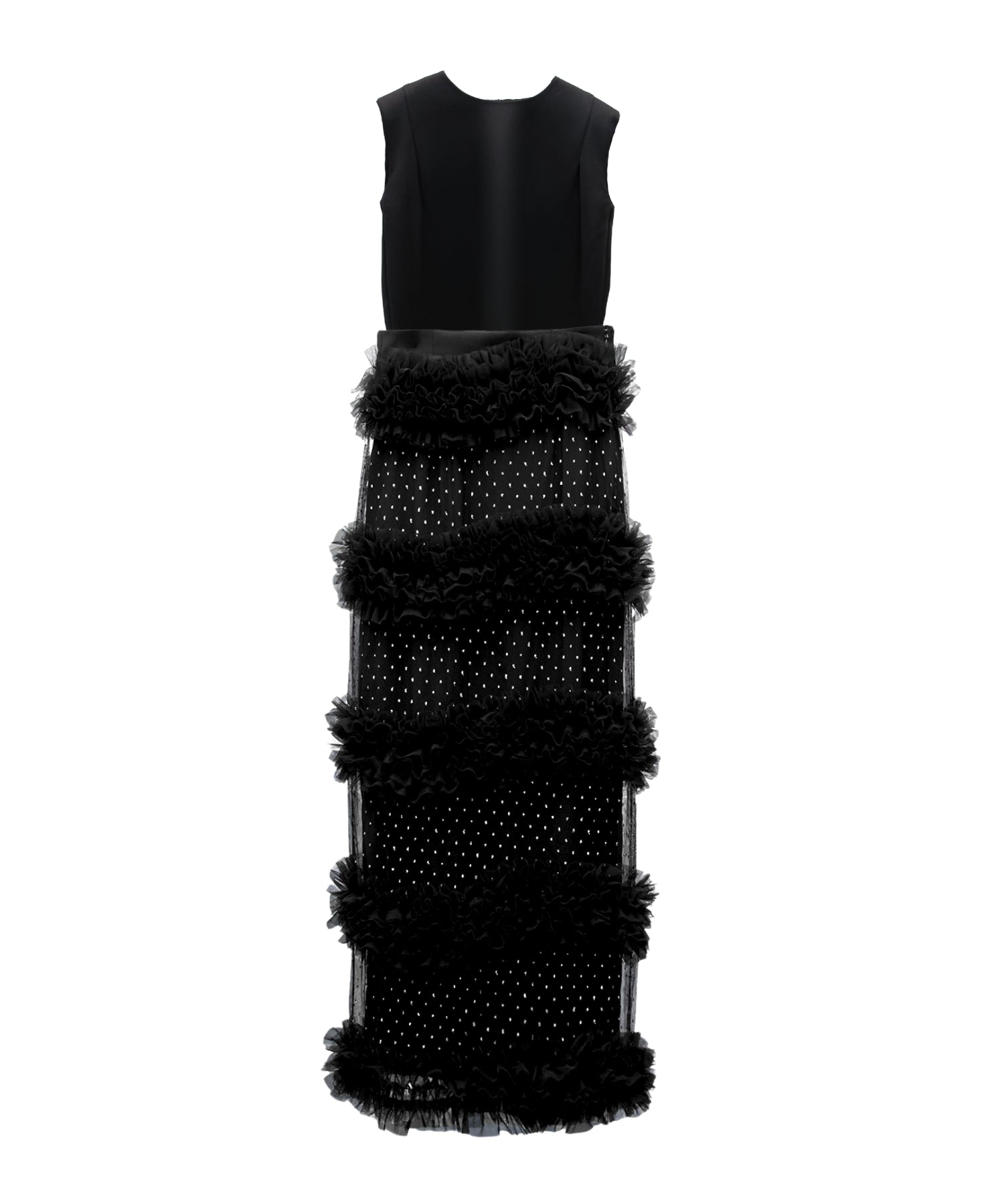 VOLUME TIERED DRESS