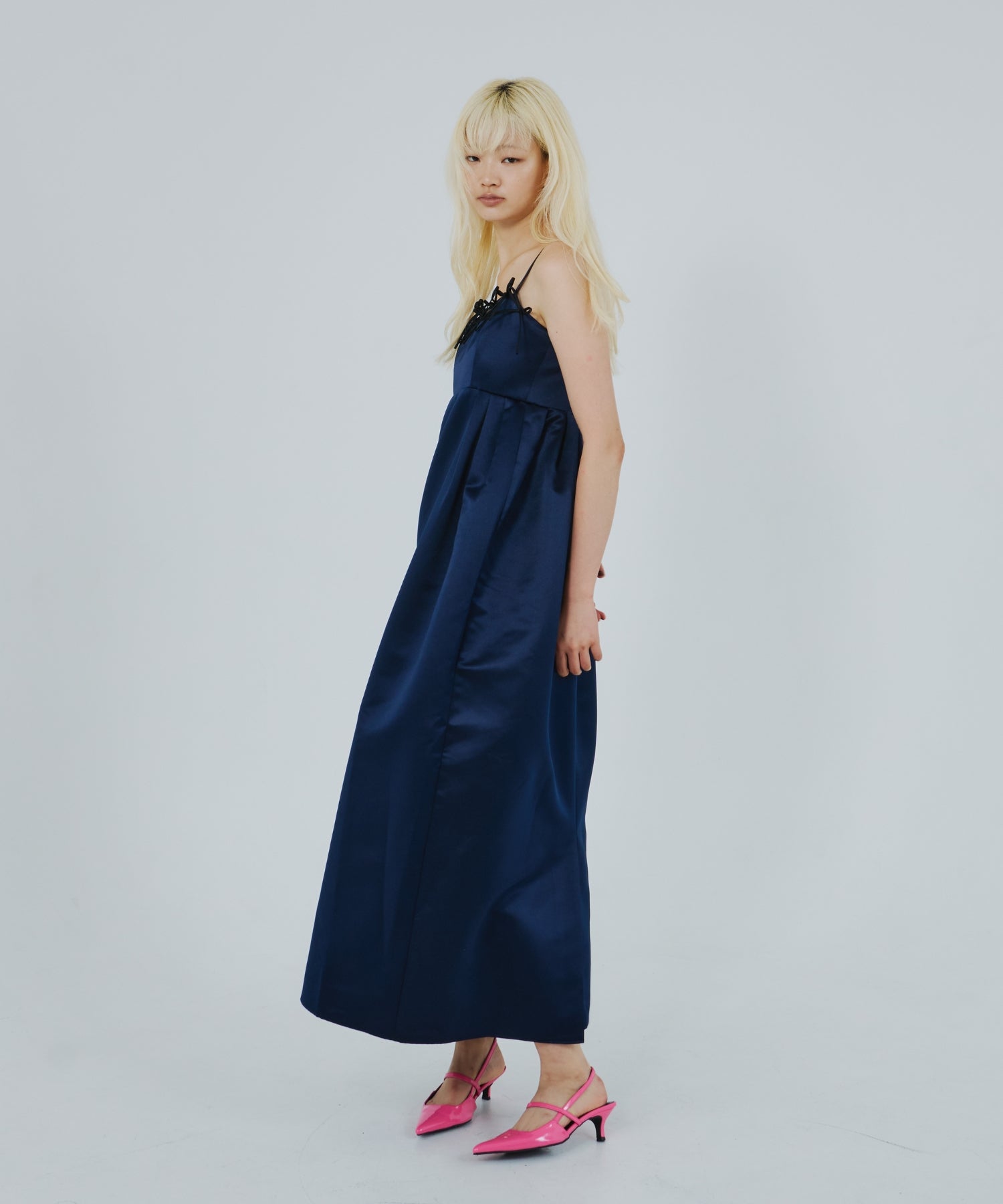 RIBBONS PUFFY VOLUME DRESS