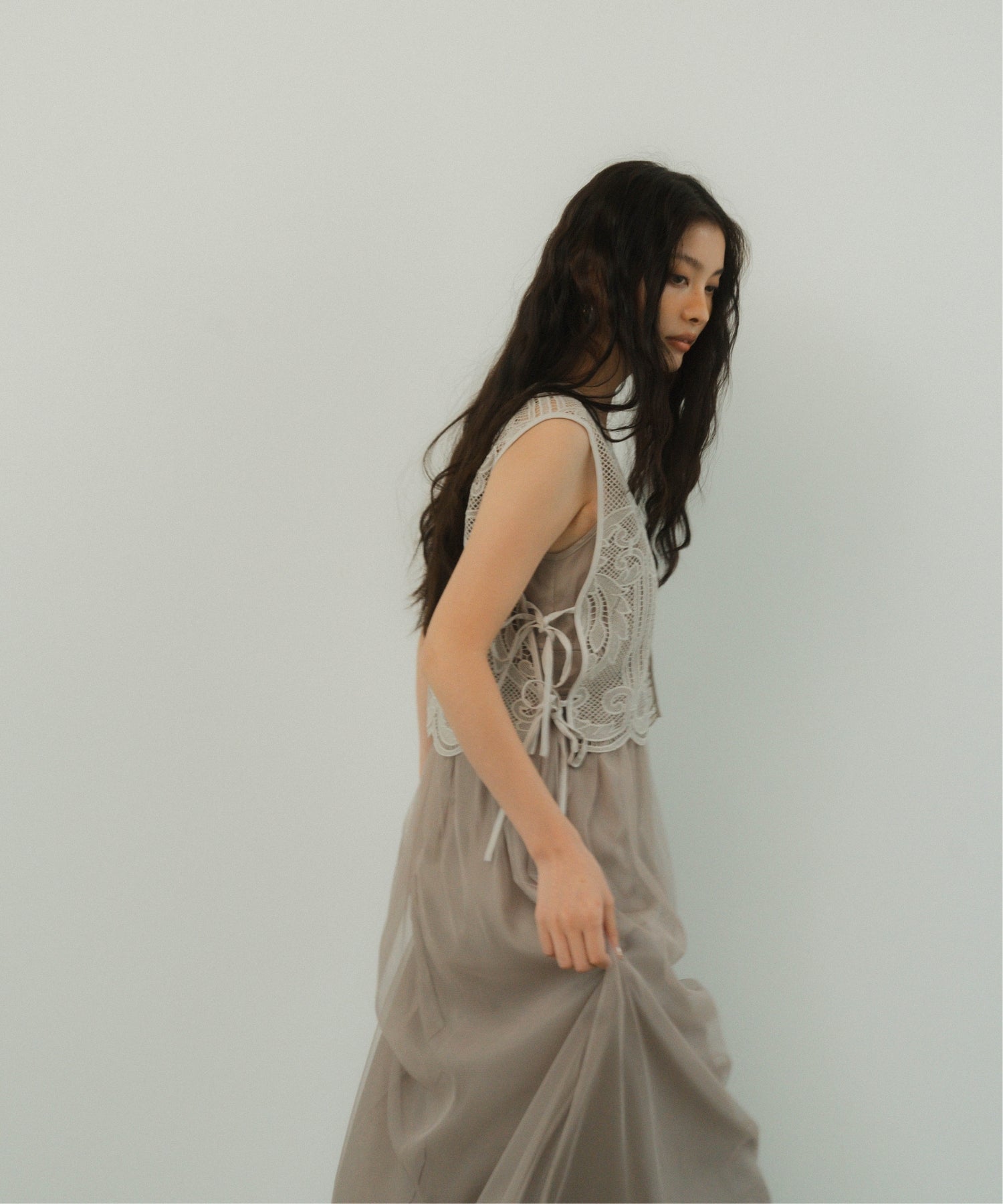 TULLE LAYERED DRESS