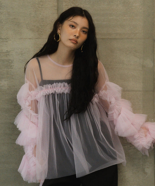 DECORATIVE TULLE TOPS